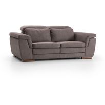 Sohva Linento Furniture Mardini, 2-istuttava, ruskeanharmaa
