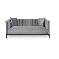Sohva Linento Furniture Pera, 2-istuttava, harmaa