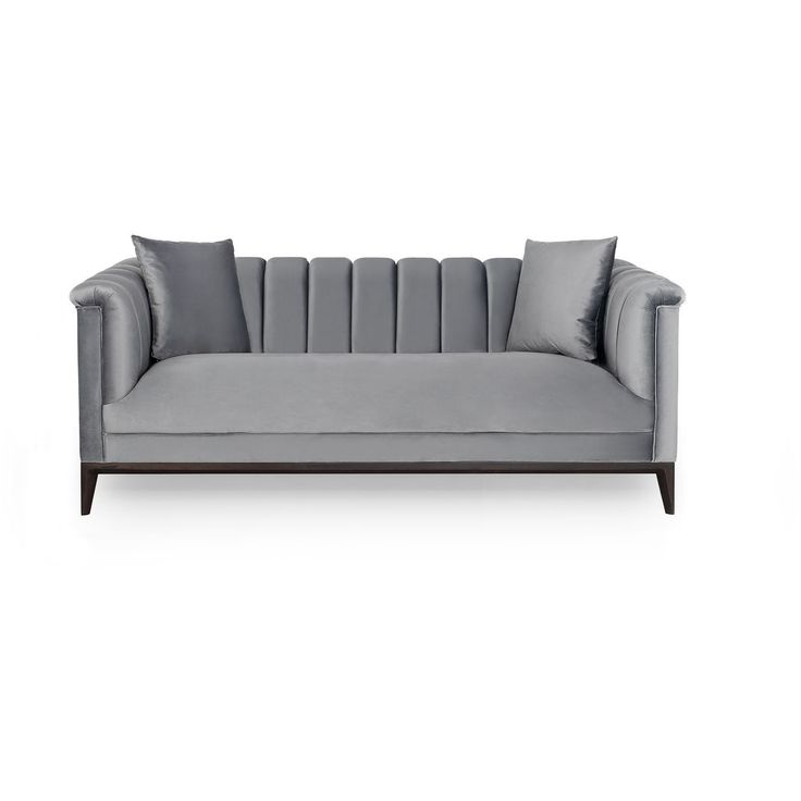 Sohva Linento Furniture Pera, 2-istuttava, harmaa