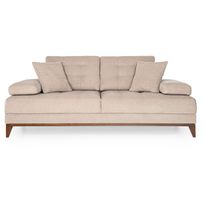 Sohva Linento Furniture Sonya, 2-istuttava, beige