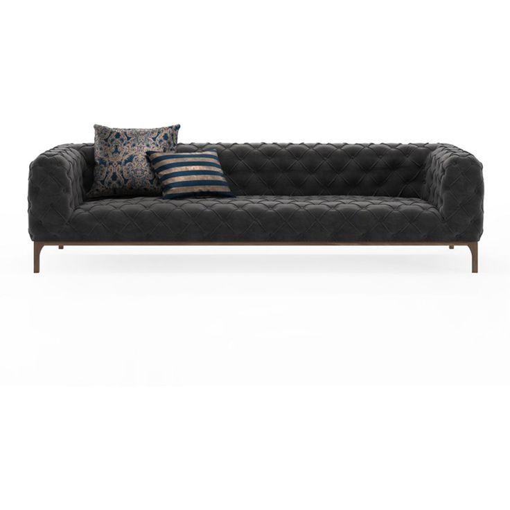 Sohva Linento Furniture Fashion, 3-istuttava, harmaa