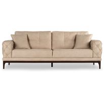 Vuodesohva Linento Furniture Lale, 3-istuttava, beige