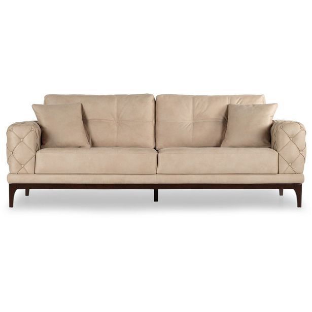 Vuodesohva Linento Furniture Lale, 3-istuttava, beige