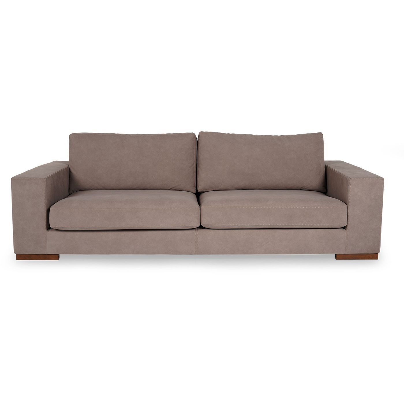 Sohva Linento Furniture Nplus, 3-istuttava, ruskea