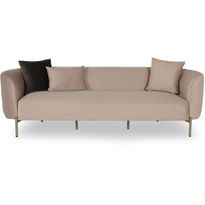 Sohva Linento Furniture Macaroon, 4-istuttava, beige