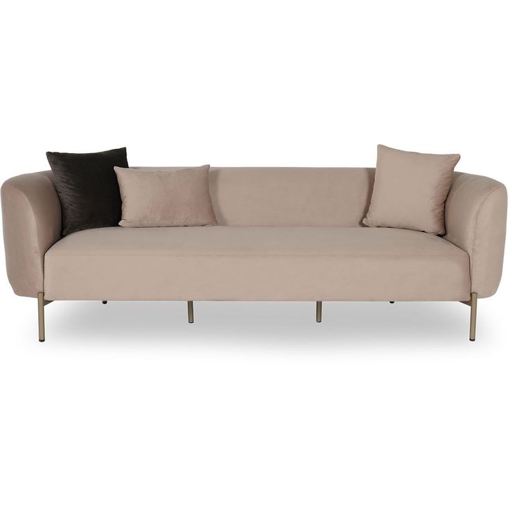 Sohva Linento Furniture Macaroon, 4-istuttava, beige