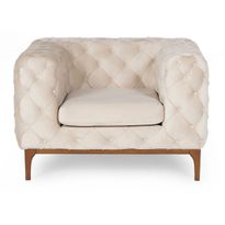 Nojatuoli Linento Furniture Fashion, luonnonvalkoinen