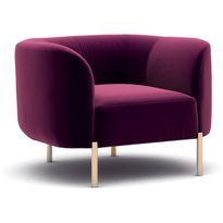 Nojatuoli Linento Furniture Macaroon, fuksia