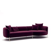 Kulmasohva Linento Furniture Macaroon, fuksia