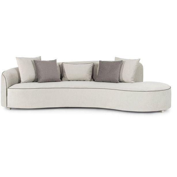 Kulmasohva Linento Furniture Cloud, vaaleanharmaa
