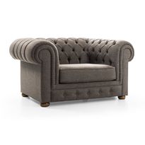 Nojatuoli Linento Furniture Cupon, ruskeanharmaa