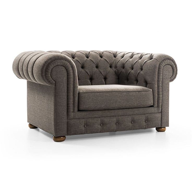 Nojatuoli Linento Furniture Cupon, ruskeanharmaa