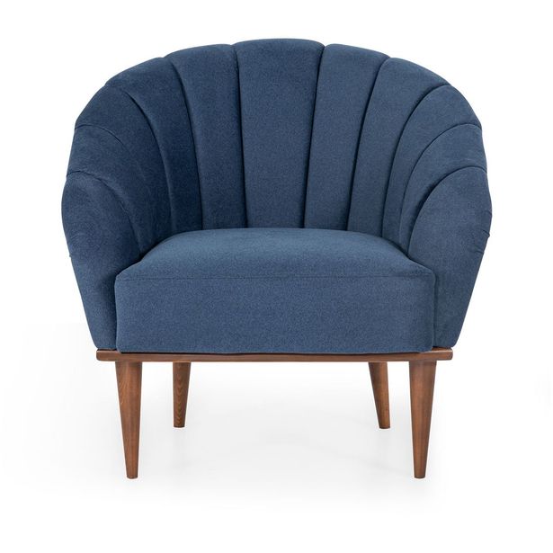 Nojatuoli Linento Furniture Ivory, sininen