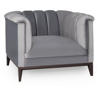 Nojatuoli Linento Furniture Pera, harmaa