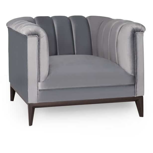 Nojatuoli Linento Furniture Pera, harmaa