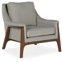Nojatuoli Linento Furniture Wood, beigenharmaa