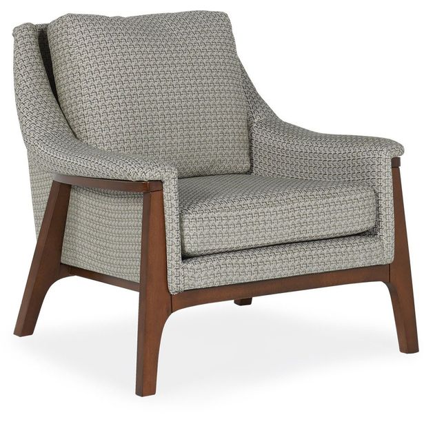 Nojatuoli Linento Furniture Wood, beigenharmaa