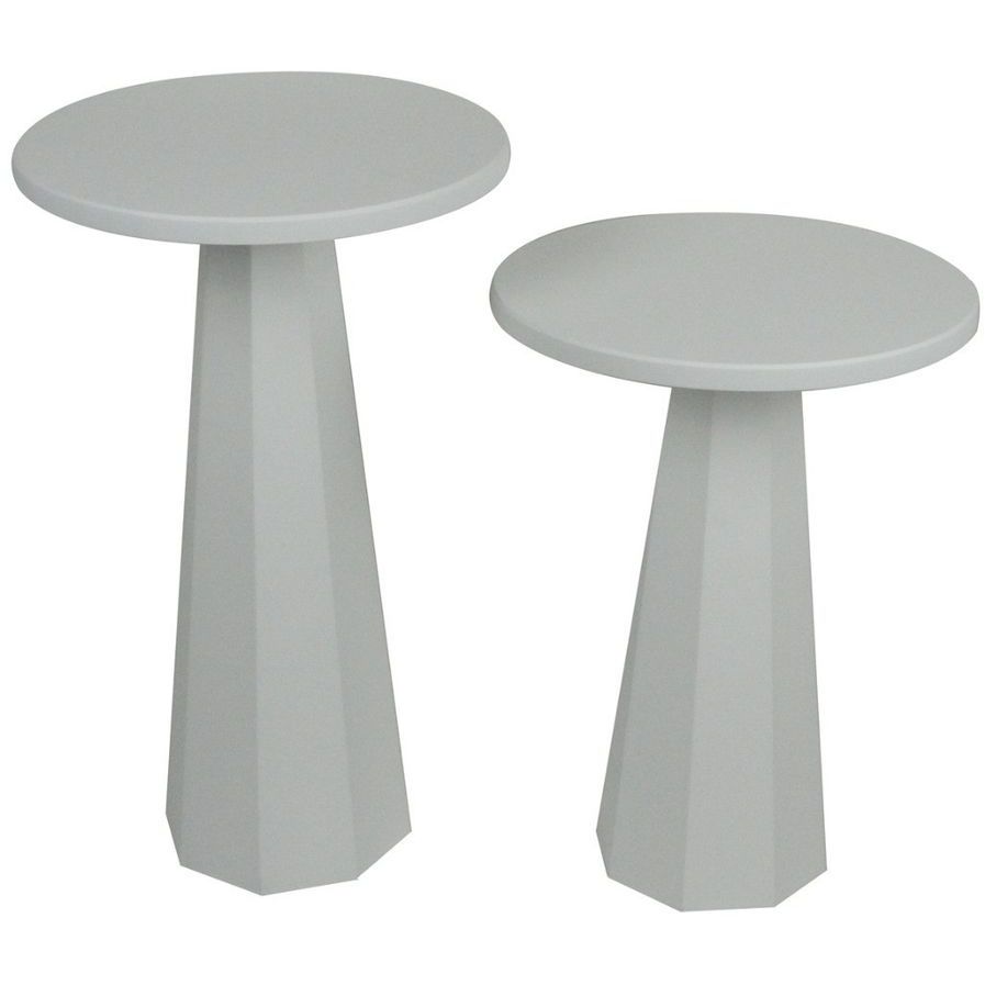Sarjapöytä Linento Furniture Lilyum (57 + 47), valkoinen