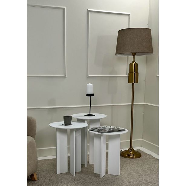 Sarjapöytä Linento Furniture Leo (55 + 50 + 45)