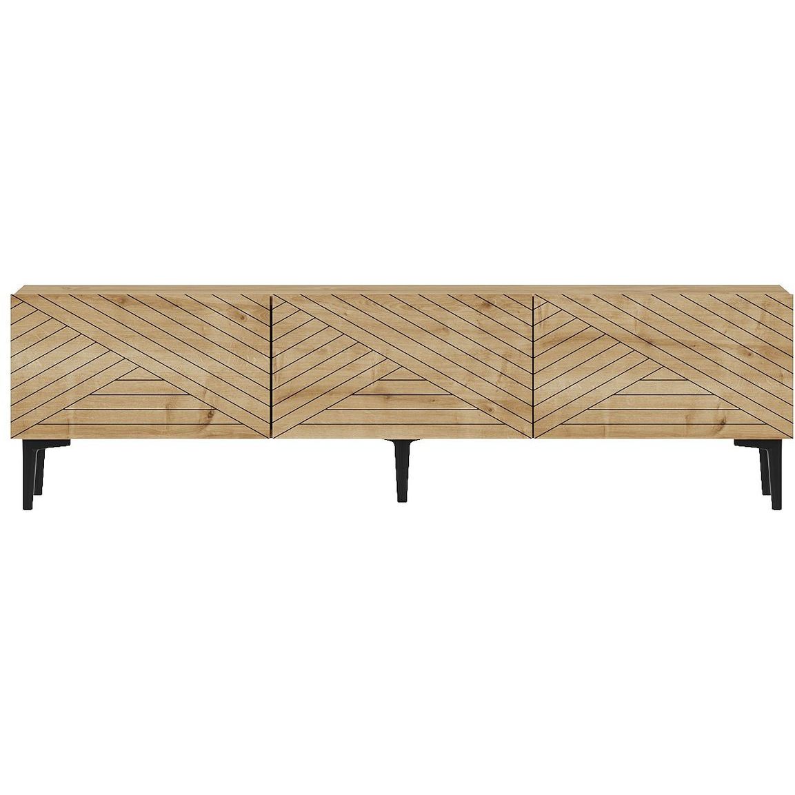 TV-taso Linento Furniture Felix, 160cm, vaaleanruskea