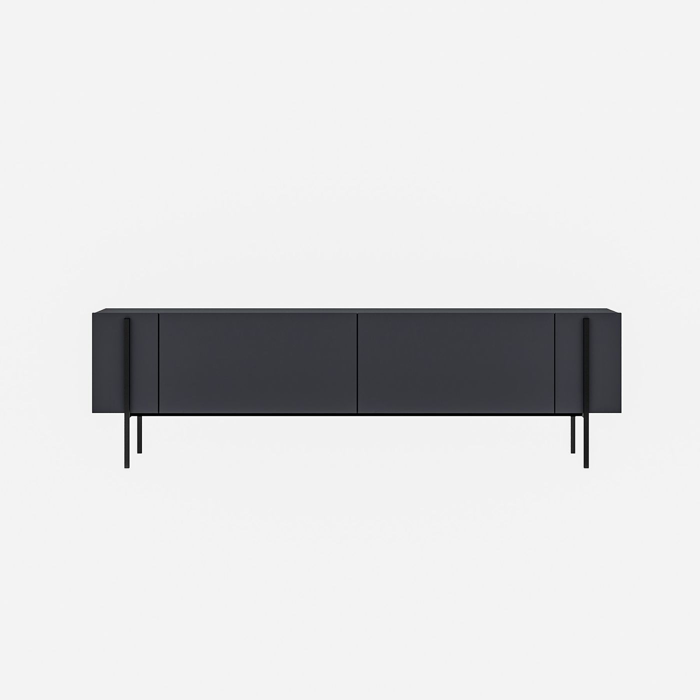 TV-taso Linento Furniture Herman, 160cm, antrasiitti