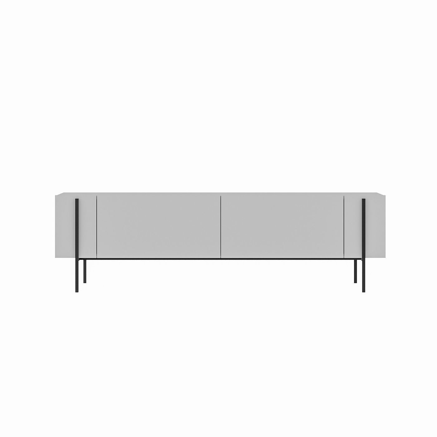 TV-taso Linento Furniture Herman, 160cm, valkoinen