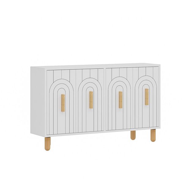 Senkki Linento Furniture Tiger, leveys 120cm, valkoinen