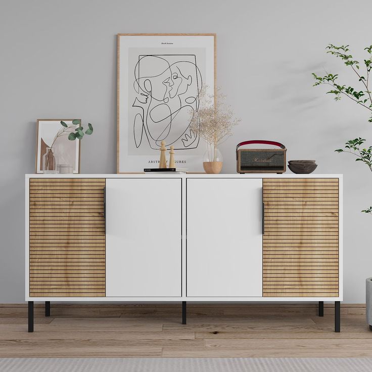 Senkki Linento Furniture Zerra, 150x75cm, valkoinen/ruskea