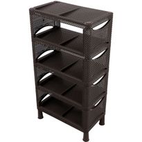 Kenkähylly Linento Furniture Rixo, 54x100cm, ruskea