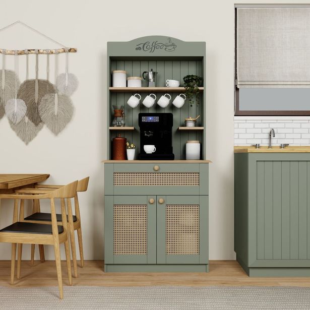 Aamiaiskaappi/kahvipiste Linento Furniture Lucas 8