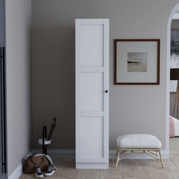 Kaappi Linento Furniture Lucas 6, valkoinen