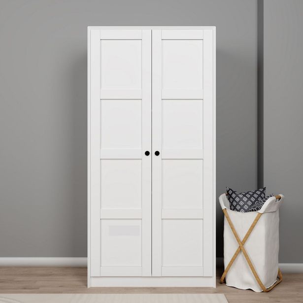 Kaappi Linento Furniture Lucas 5, valkoinen