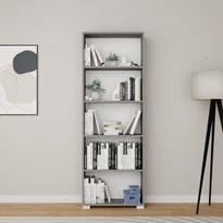 Kirjahylly Linento Furniture Lucas, harmaa