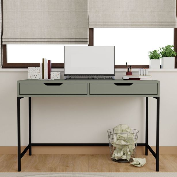 Työpöytä Linento Furniture Working, 120x55cm, vihreä