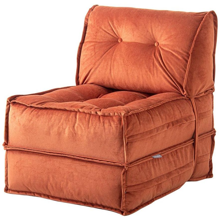 Vuodetuoli Linento Furniture Mocca, tiilenpunainen