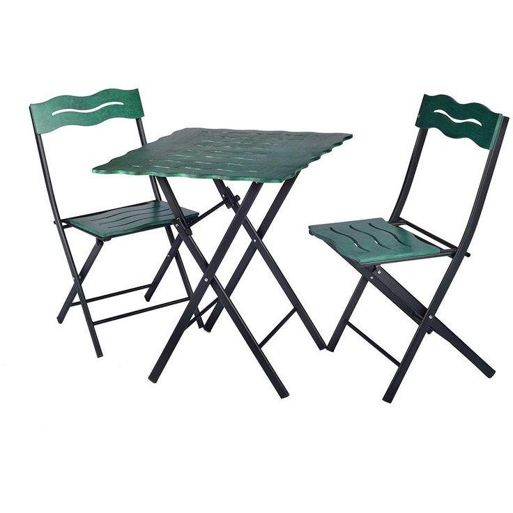 Parvekesetti Linento Garden Bistro Set 6, vihreä