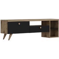 TV-taso Linento Furniture Parion musta/tammi