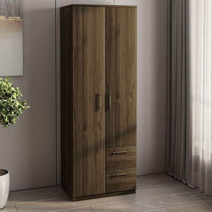 Vaatekaappi Linento Furniture Merlin 2, 60x171.8cm