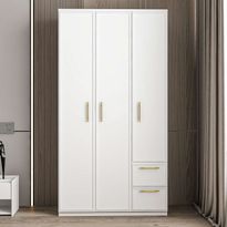 Vaatekaappi Linento Furniture Vespera, 90x171.8cm, valkoinen