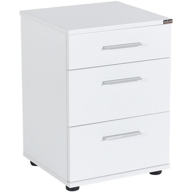 Yöpöytä Linento Furniture KMD-530-BB-1, valkoinen