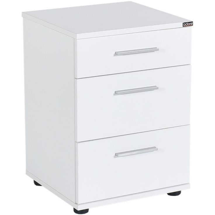Yöpöytä Linento Furniture KMD-530-BB-1, valkoinen