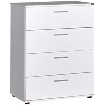 Lipasto Linento Furniture SFN-540-BB-1, leveys 73cm, korkeus 96cm, valkoinen