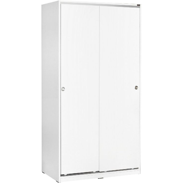 Vaatekaappi Linento Furniture SWD-436-BB-2 94cm, valkoinen