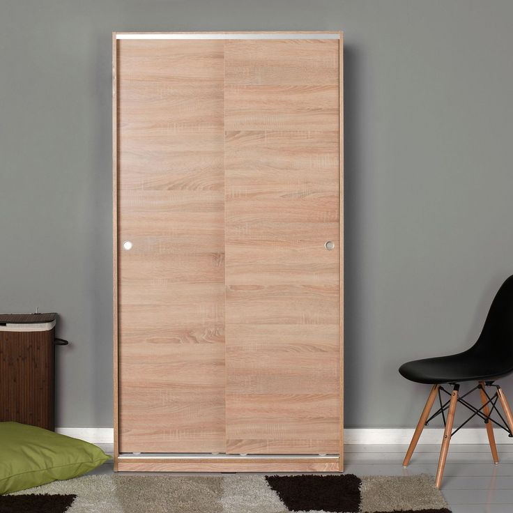 Vaatekaappi Linento Furniture Swd-436-Ss-2, 94x182cm, ruskea