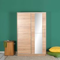 Vaatekaappi Linento Furniture Swd-512-Sn-2, 120x187cm, ruskea
