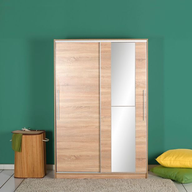 Vaatekaappi Linento Furniture Swd-512-Sn-2, 120x187cm, ruskea