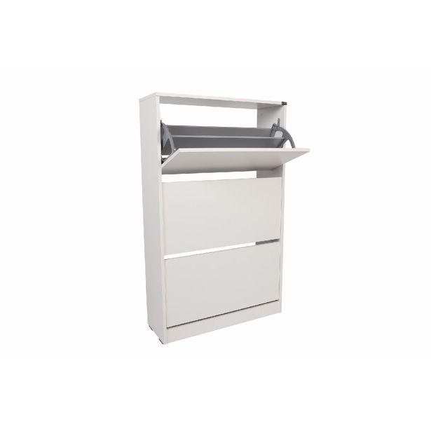 Kenkäkaappi Linento Furniture SHC-530-BB-1 valkoinen
