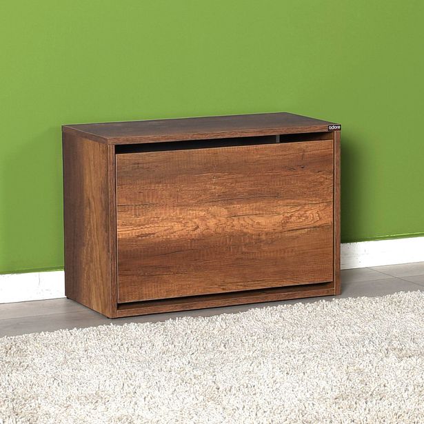 Kenkäkaappi Linento Furniture SHC-110-OO-1, ruskea