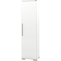 Korkea kaappi Linento Furniture ADR-408-PP-1, 187cm, valkoinen, Verkkokaupan poistotuote