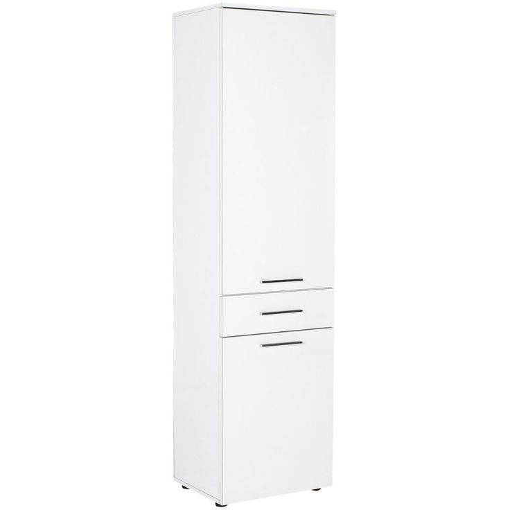 Kaappi Linento Furniture ADR-621-PP-1, 52x187cm, valkoinen